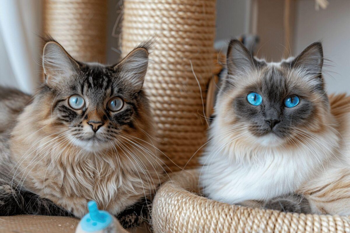 Chat Norvégien ou Sacré de Birmanie : lequel choisir ?