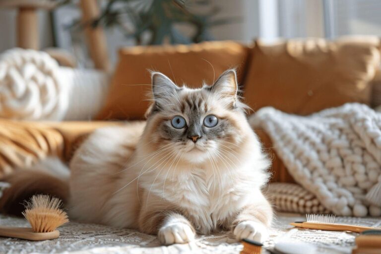 Chat Ragdoll : comment bien l&rsquo;entretenir et le toiletter