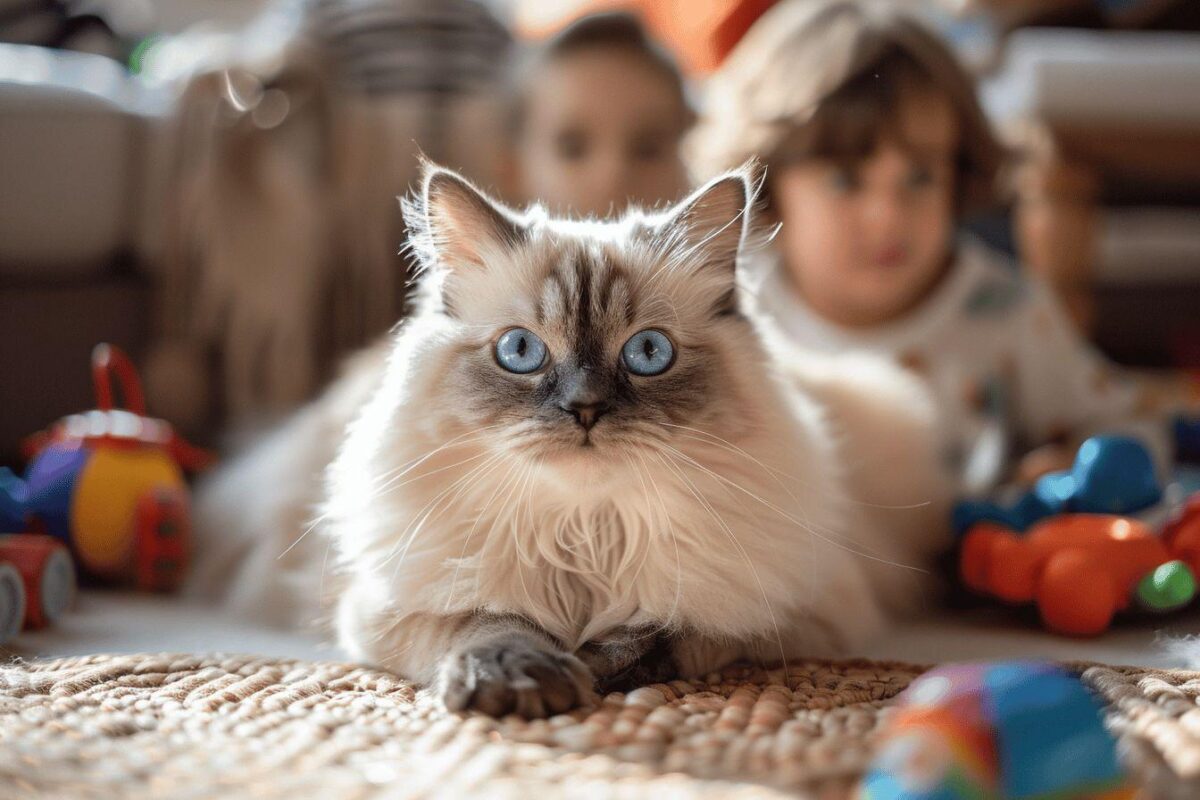 Chat Ragdoll et enfants : compatibilité et conseils