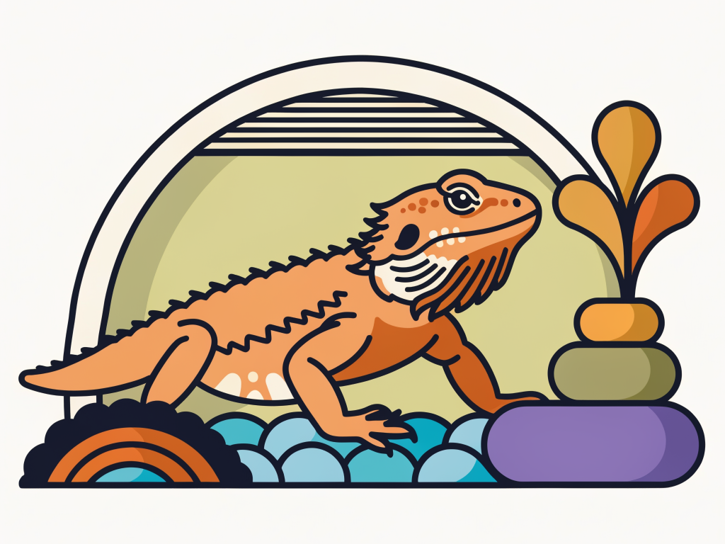 Pogona : terrarium, UV, alimentation