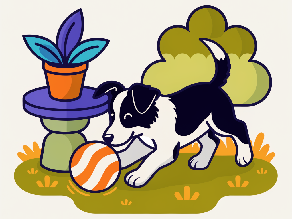 Chiot border collie : l'occuper sans l'épuiser